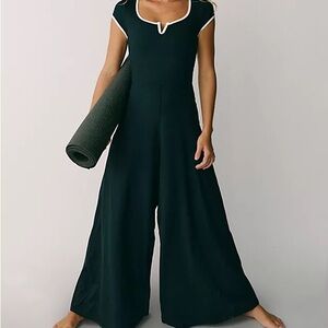 Free People Pipe Dream Onesie Black Combo NWOT Small